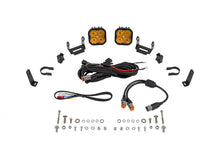 Load image into Gallery viewer, Diode Dynamics SS3 LED Bumper 1 1/2 In Roll Bar Kit Max - Yellow SAE Fog (Pair) Light Accessories and Wiring Diode Dynamics