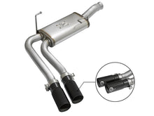 Load image into Gallery viewer, aFe Rebel Series CB Middle-Side Exit SS Exhaust w/ Black Tips 09-16 GM Silverado/Sierra V6/V8 Catback aFe