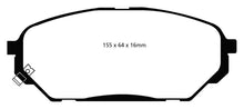 Load image into Gallery viewer, EBC 07-12 Hyundai Veracruz 3.8 Greenstuff Front Brake Pads Brake Pads - Performance EBC