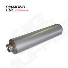 Load image into Gallery viewer, Diamond Eye MFLR BIG DOG QUIET TONE 5inID SGL IN/SGL OUT 10inDIA X 45in BODY 51in LENGTH BAFFLED AL Muffler Diamond Eye Performance
