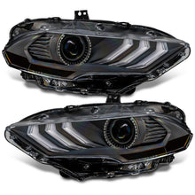 Load image into Gallery viewer, Oracle Lighting 18-23 Ford Mustang Dynamic ColorSHIFT LED Headlights - Black Series SEE WARRANTY Headlights ORACLE Lighting
