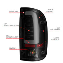 Load image into Gallery viewer, ANZO 1995-2000 Toyota Tacoma LED Taillights Black Housing Smoke Lens (Pair) Tail Lights ANZO