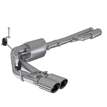 Load image into Gallery viewer, MBRP 2019+ Chevrolet Silverado 1500 4.5L/5.3L Pre-Axle Dual Side Exite w/ 4in OD Tip- T304 Catback MBRP