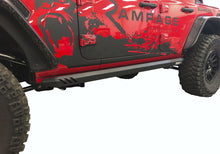 Load image into Gallery viewer, Rampage 2018-2019 Jeep Wrangler(JL) Unlimited Sport 4-Door Rock Rail - Black Side Steps Rampage