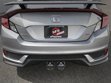 Load image into Gallery viewer, aFe Takeda 3in 304 SS Cat-Back Exhaust System w/ Blue Tips 2017 Honda Civic Si I4 1.5L (t) Catback aFe