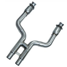 Load image into Gallery viewer, Kooks 11-14 Ford Mustang GT 5.0L 4V 3in x 2 3/4in OEM Cat H Pipe Kooks HDR Req H Pipes Kooks Headers