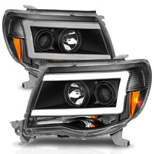 Load image into Gallery viewer, ANZO 05-09 Toyota Tacoma Projector Light Bar Style Headlights w/ C Light Bar Headlights ANZO