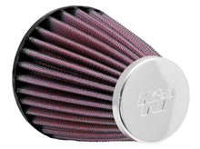 Load image into Gallery viewer, K&N Universal Chrome Filter 2.063in Flange ID x 3.5in Base OD x 2in Top OD x 4in H Air Filters - Universal Fit K&N Engineering