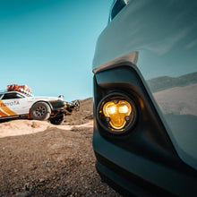 Load image into Gallery viewer, KC HiLiTES FLEX ERA 3 Dual Mode SAE Fog Light - Single Light Master Kit (w/Clear + Yellow Lens) Light Bars & Cubes KC HiLiTES