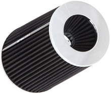 Load image into Gallery viewer, Spectre Adjustable Conical Air Filter 9-1/2in. Tall (Fits 3in. / 3-1/2in. / 4in. Tubes) - Black Air Filters - Universal Fit Spectre