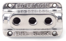 Load image into Gallery viewer, Edelbrock Fuel Block Triple Polished Carburetors Edelbrock