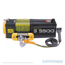 Load image into Gallery viewer, Superwinch 5500 LBS 12V DC 7/32in x 60ft Steel Rope S5500 Winch Winches Superwinch