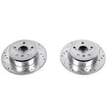 Load image into Gallery viewer, Power Stop 92-96 Lexus ES300 Rear Evolution Drilled & Slotted Rotors - Pair Brake Rotors - Slot & Drilled PowerStop