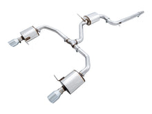 Load image into Gallery viewer, AWE Tuning 18-21 Volkswagen Jetta GLI Mk7 Touring Exhaust - Chrome Silver Tips (Fits High-Flow DP) Catback AWE Tuning