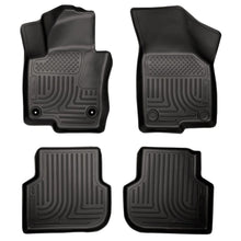 Load image into Gallery viewer, Husky Liners 2011 Volkswagen Jetta (Sedan) WeatherBeater Combo Black Floor Liners Floor Mats - Rubber Husky Liners