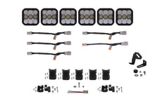 Load image into Gallery viewer, Diode Dynamics SS5 Pro Universal CrossLink 6-Pod Lightbar - White Combo Light Bars & Cubes Diode Dynamics