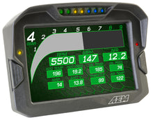 Load image into Gallery viewer, AEM CD-7 Non Logging GPS Enabled Race Dash Carbon Fiber Digital Display w/o VDM (CAN Input Only) Gauges AEM