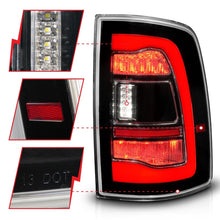 Load image into Gallery viewer, ANZO 09-18 Dodge Ram 1500 Sequential LED Taillights Black Tail Lights ANZO