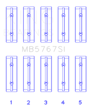 Load image into Gallery viewer, King Nissan HR15/16DE (Size STD) Main Bearing Set Bearings King Engine Bearings