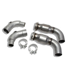 Load image into Gallery viewer, BBK 15-20 Ford Mustang GT 3in Short Mid Pipe Kit w/Cats (Use LT Header 1633/16330/1856/18560) Connecting Pipes BBK