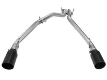 Load image into Gallery viewer, aFe MACHForce XP DPF-Back Exhaust 3in SS w/ 6in Black Tips 2014 Dodge Ram 1500 V6 3.0L EcoDiesel DPF Back aFe