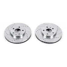 Load image into Gallery viewer, Power Stop 08-14 Cadillac CTS Front Evolution Drilled & Slotted Rotors - Pair Brake Rotors - Slot & Drilled PowerStop