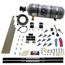 Load image into Gallery viewer, Nitrous Express 10 Cyl Piranha Nozzle Direct Port Nitrous Kit (250-500HP) w/Composite Bottle Nitrous Systems Nitrous Express