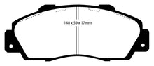 Load image into Gallery viewer, EBC 97 Acura CL 3.0 Redstuff Front Brake Pads Brake Pads - Performance EBC