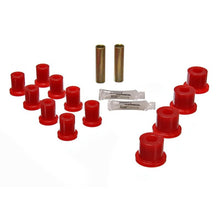 Load image into Gallery viewer, Energy Suspension Jeep Spring Bushing Set - Red Bushing Kits Energy Suspension