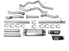 Load image into Gallery viewer, aFe MACHForce XP 3in 409-SS Exhaust Cat-Back 2017 Ford F-150 Raptor V6-3.5L (tt) w/ Black Tip Catback aFe