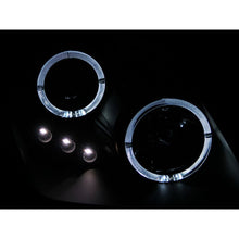 Load image into Gallery viewer, ANZO 1997-2001 Honda Prelude Projector Headlights w/ Halo Black w/ LED Headlights ANZO