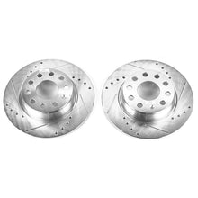 Load image into Gallery viewer, Power Stop 10-13 Audi A3 Rear Evolution Drilled & Slotted Rotors - Pair Brake Rotors - Slot & Drilled PowerStop