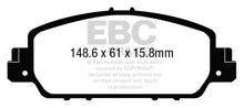Load image into Gallery viewer, EBC 13+ Honda Accord Coupe 2.4 EX Greenstuff Front Brake Pads Brake Pads - Performance EBC