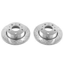 Load image into Gallery viewer, Power Stop 14-19 Ram ProMaster 1500 Rear Evolution Drilled & Slotted Rotors - Pair Brake Rotors - Slot & Drilled PowerStop