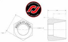 Load image into Gallery viewer, RockJock RockNut Kit Nut and Bung 1in RH Thread Control Arms RockJock