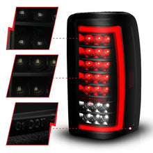 Load image into Gallery viewer, ANZO 00-06 Chevrolet Tahoe / GMC Yukon Full LED Taillights w/ Lightbar Black Housing/Smoke Lens Tail Lights ANZO