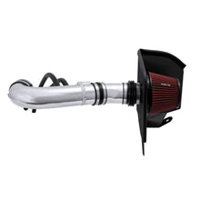 Load image into Gallery viewer, Spectre 04-14 Nissan Titan V8-5.6L F/I Air Intake Kit - Polished w/Red Filter Cold Air Intakes Spectre
