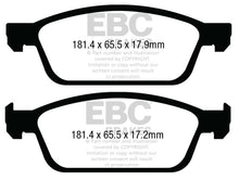 Load image into Gallery viewer, EBC 13+ Ford Escape 1.6 Turbo 4WD Yellowstuff Front Brake Pads Brake Pads - Performance EBC
