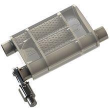 Load image into Gallery viewer, QTP 3in Weld-On 304SS Reverse Screamer Muffler w/Bolt-On QTEC Electric Cutout Muffler QTP