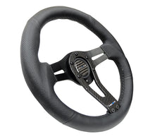 Load image into Gallery viewer, NRG Reinforced Steering Wheel (320mm) w/Carbon Center Spoke Steering Wheels NRG
