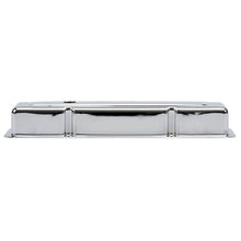 Load image into Gallery viewer, Edelbrock Valve Cover Signature Series Chevrolet 1959-1986 262-400 CI V8 Low Chrome Valve Covers Edelbrock