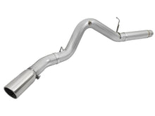 Load image into Gallery viewer, aFe Atlas Exhaust 5in DPF-Back Aluminized Steel w/ Polished Tips 16-17 GM Diesel Truck V8-6.6L (td) DPF Back aFe