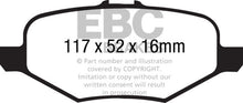 Load image into Gallery viewer, EBC 13+ Ford Explorer 3.5 Twin Turbo 4WD Yellowstuff Rear Brake Pads Brake Pads - Performance EBC