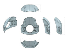 Load image into Gallery viewer, Burly Brand Cafe Sport Fairing Wind Deflectors Burly Brand