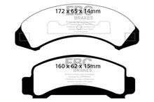 Load image into Gallery viewer, EBC 87-88 Ford Aerostar 2.3 Ultimax2 Front Brake Pads Brake Pads - OE EBC