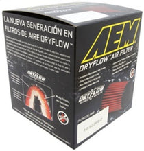 Load image into Gallery viewer, AEM Dryflow 3in. X 5in. Round Tapered Air Filter Air Filters - Universal Fit AEM Induction