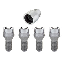 Load image into Gallery viewer, McGard Wheel Lock Bolt Set - 4pk. (Cone Seat) M12X1.5 / 17mm Hex / 22.2mm Shank Length - Chrome Wheel Bolts McGard