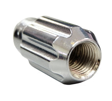 Load image into Gallery viewer, NRG 500 Series M12 X 1.5 Bullet Shape Steel Lug Nut Set - 21 Pc w/Lock Key - Silver Lug Nuts NRG