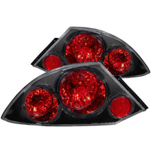 Load image into Gallery viewer, ANZO 2000-2005 Mitsubishi Eclipse Taillights Black Tail Lights ANZO