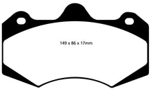 Load image into Gallery viewer, EBC 01-04 Aston Martin Vanquish 5.9 (AP Caliper) Bluestuff Front Brake Pads Brake Pads - Racing EBC